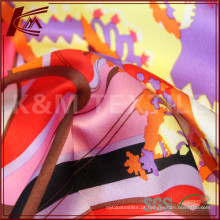 Tecido de Habotai de seda natural para têxteis seda couro impresso vestido Floral de seda tecido